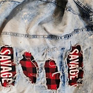Designer jean jacket
